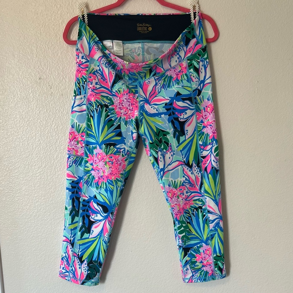 Lilly Pulitzer high rise crop leggings